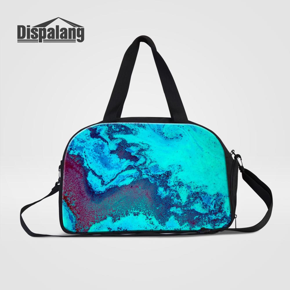 Dispalang Viaggio Duffle Borse A Righe Stella Stampa Sacchetto Dei Bagagli di Viaggio di Grande Capacità Sacchetto di Spalla Delle Donne Borse Da Viaggio Unisex: Cachi