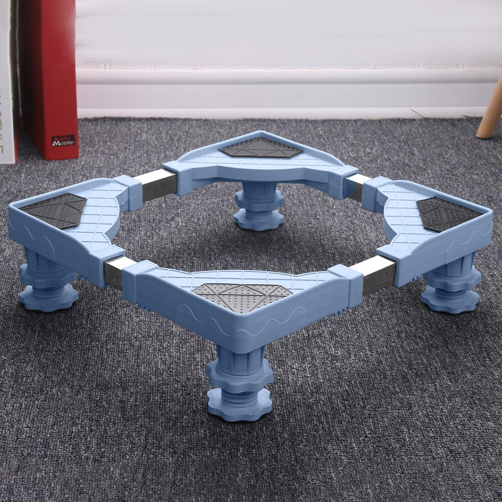 Bracket Accessories Adjustable Stainless Steel Dryer Assemble Refrigerator Movable Anti-slip Base Set With Wheel Washing Machine