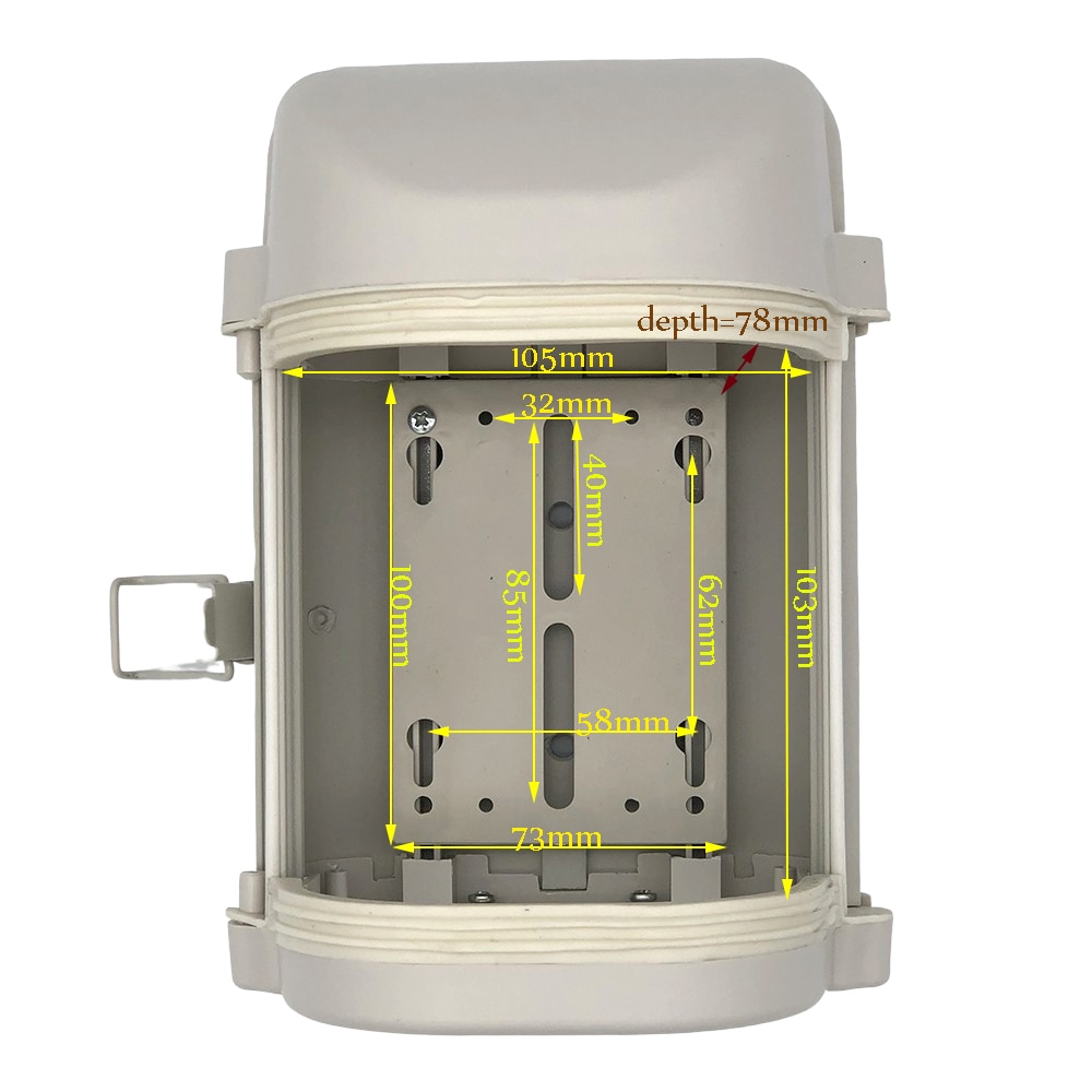 CCTV Camera Housing Waterproof IP66 Outdoor Street Box Camera Aluminum Protector Housing Cover External Security Camera House