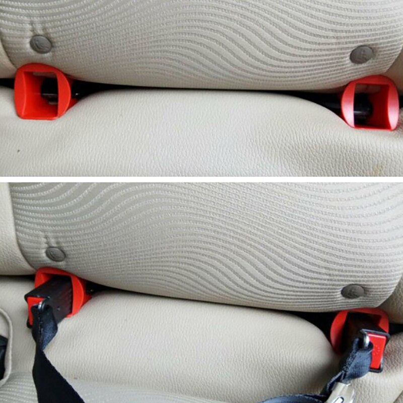 ¡Nueva guía de pestillo de 2 piezas! Asientos de seguridad para niños y pasajeros, interfaz General Isofix, guía de pestillo de cinturón (ISOFIX), piezas de asiento de coche