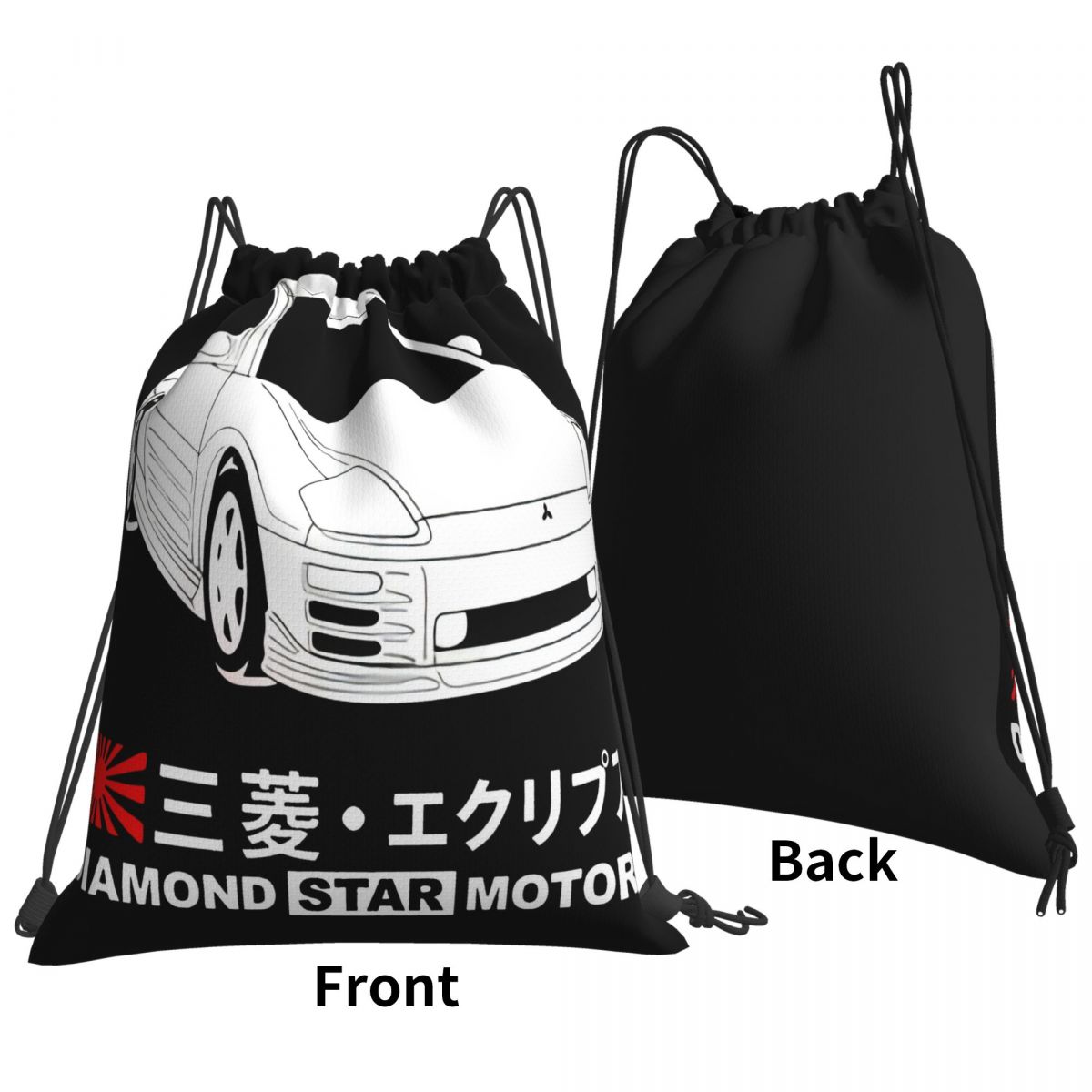 Mitsubishi-Bolsa de estilo occidental para hombre, mochila con cónico para ocio, Modelo Eclipse 3G Gt D53A 99 02, barata