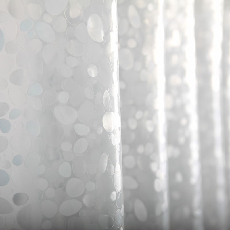 UFRIDAY Transparante EVA Douchegordijn 3D Steen Patroon Waterdicht Bad Gordijnen voor Gordijnen Badkamer Bling Bad Schermen