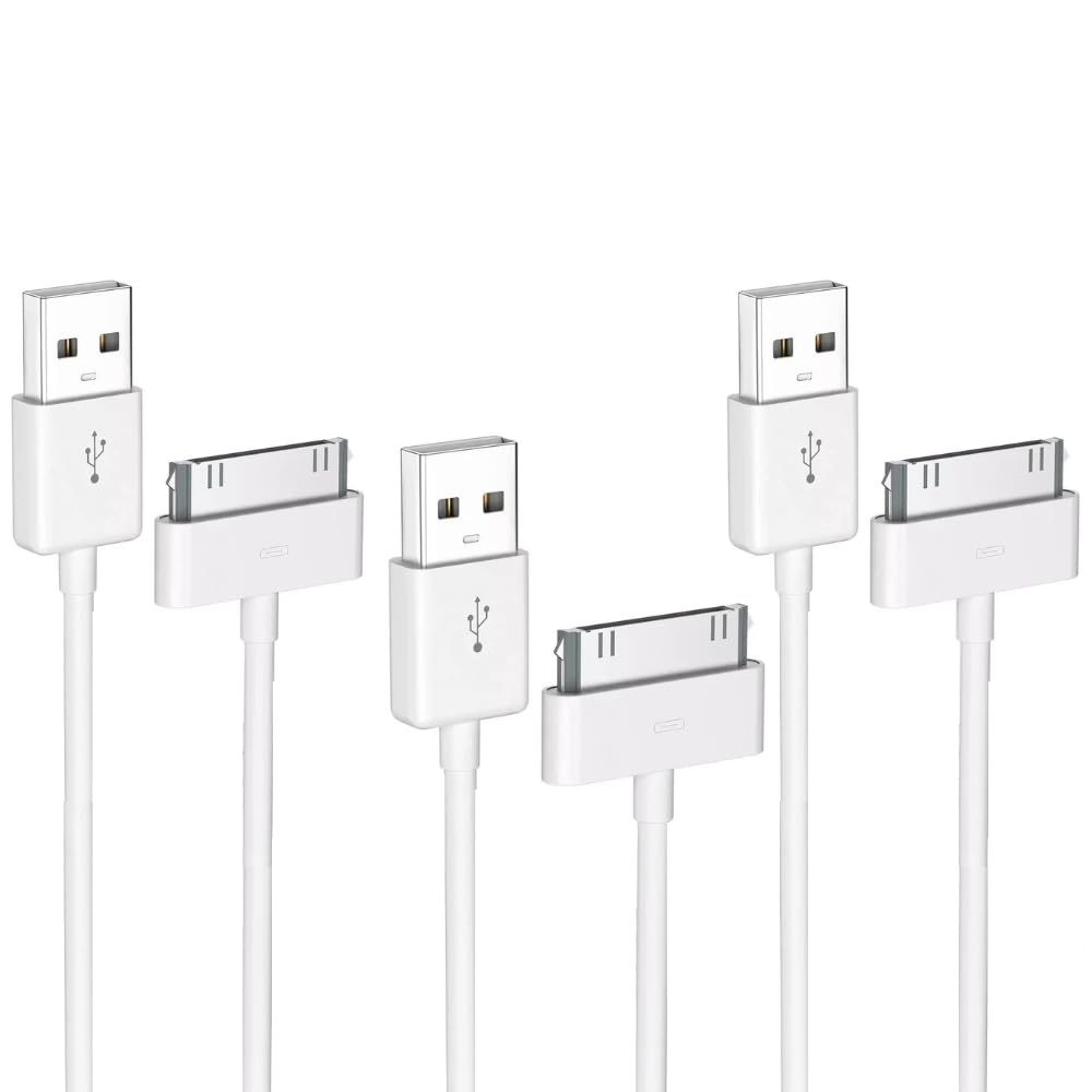 1M USB Data Sync Oplaadkabel voor Apple IPhone 4 4S 3GS 3G IPad 1 2 3 IPod Nano Touch 30 Pin Charger Cord Vervanging Kabel