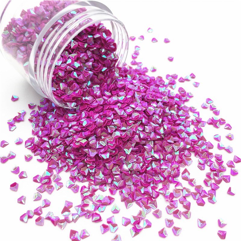 3mm ruitvormige pailletten 3d losse pailletten van pvc feestversiering diy nagelkunst bruiloftsdecoratie lentejuelas confetti 10g