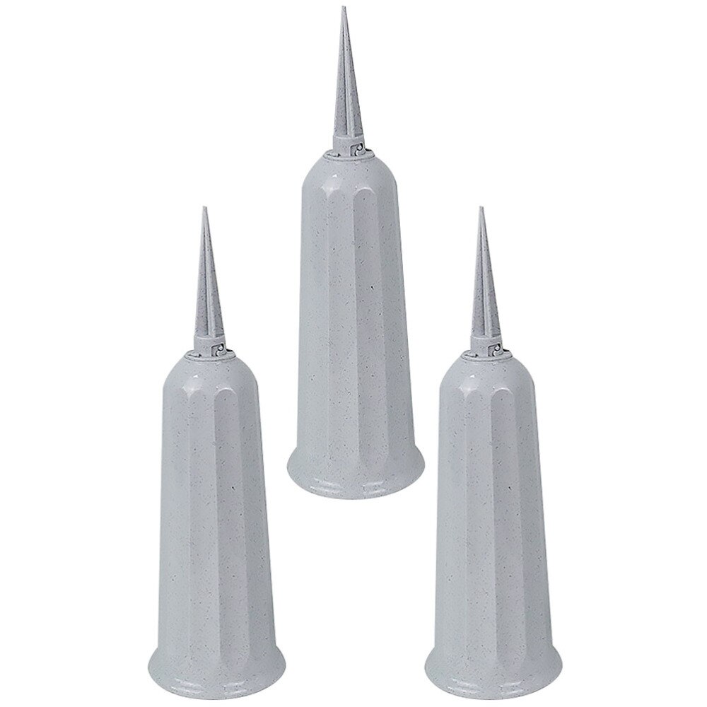 3Pcs Grave Cone Vase Cemetery Cone Shaped Vase Cemetery Memorial Supply