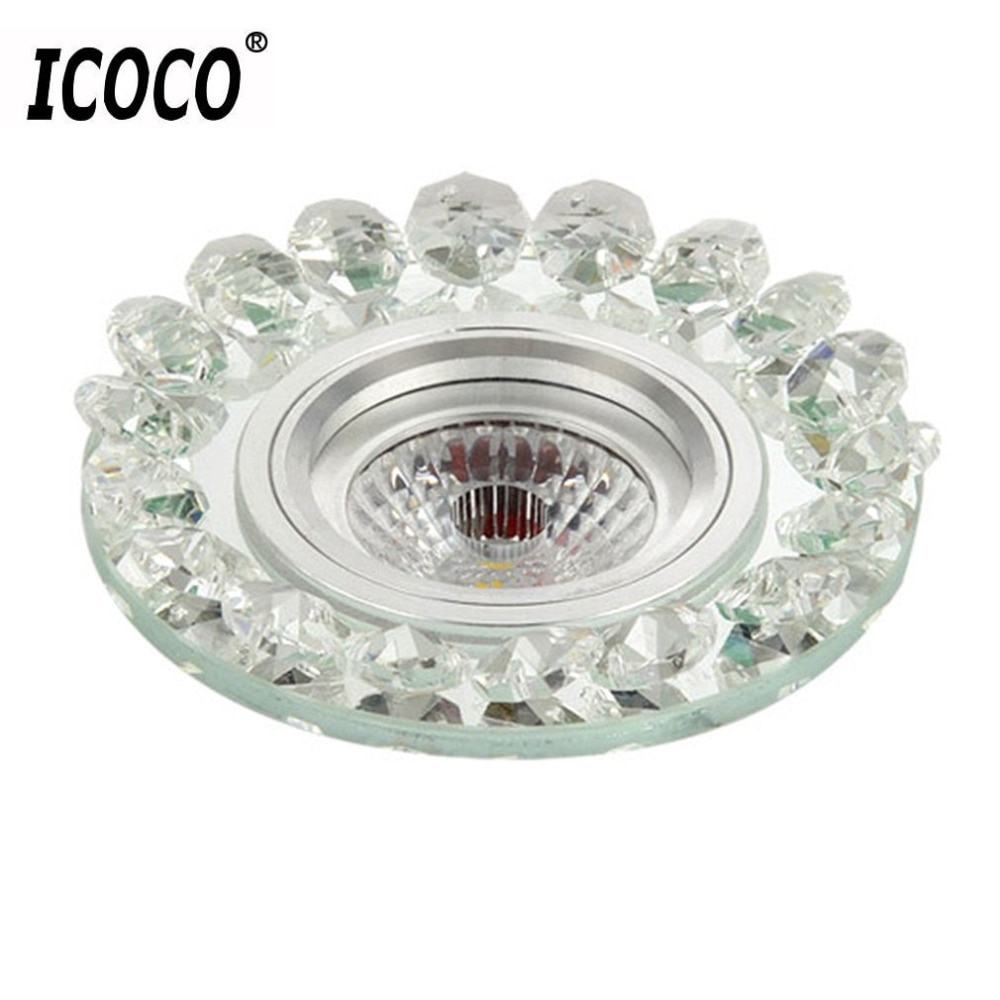 Icoco Moderne Cob Led Plafondlamp Innerlijke Warm Wit + Zijdige Blue Ronde Eenvoudige Decoratie Thuis Lamp Voor Eetkamer woonkamer