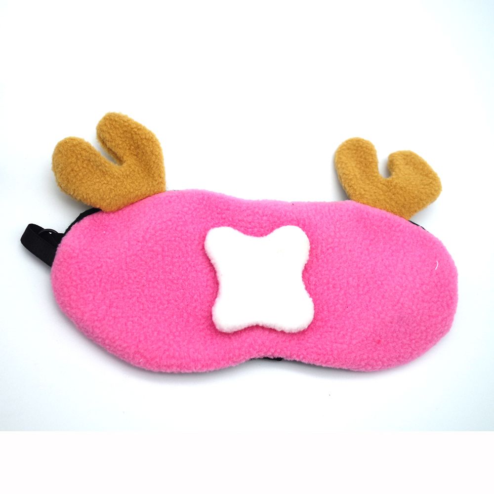 1PC lindo animales antifaz para dormir antifaz acolchado opaco franela máscara de dormir Resto de relajarse ayuda para dormir venda cubierta ojo Pat