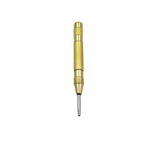 4 styles Automatic Center Punch Spring Loaded Marking Hole Carbon Steel Tool Body Gold Color/Silver Color Optional: Gold sessile