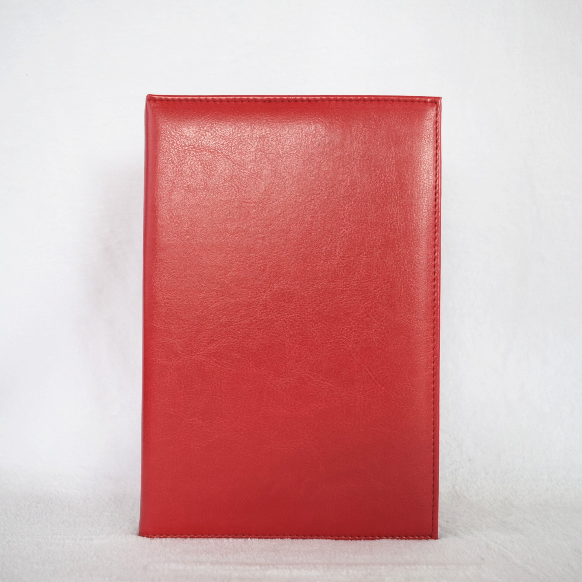 Blank certificate Blue red brown A4 paper Speech book Leather material Can DIY logo Certificate cover: Red