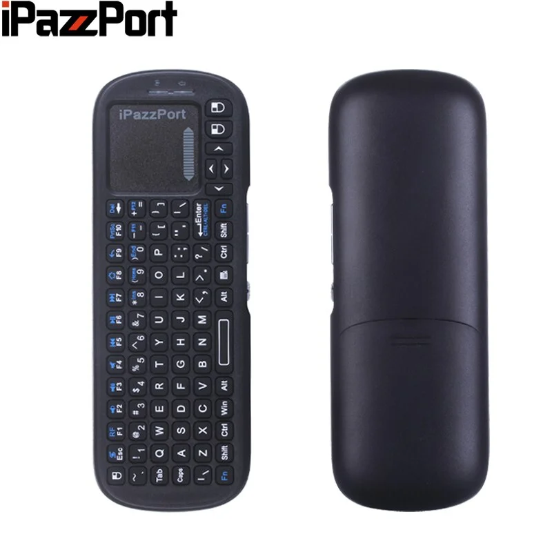 iPazzPort 2.4G mini bezprzewodowa klawiatura z touchpadem i myszą, przenośny przenośny robić tabletu/laptopa/notebooka/android TV skrzynka/PC