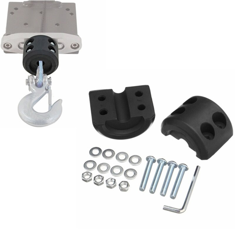 1 Set Winch Cable Hook Stopper Rubber Winch Rope Line Saver Winches For ATV UTV Winches 1/2" Cable Winch Rope Car Accessories