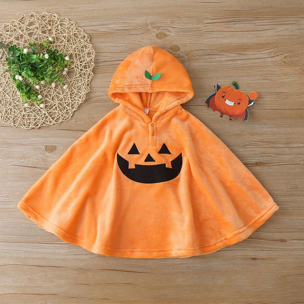 Halloween 6m-4y hiver bébé garçons filles tricoté vestes tenues automne infantile enfants boutons à capuche chandails à manches longues manteau