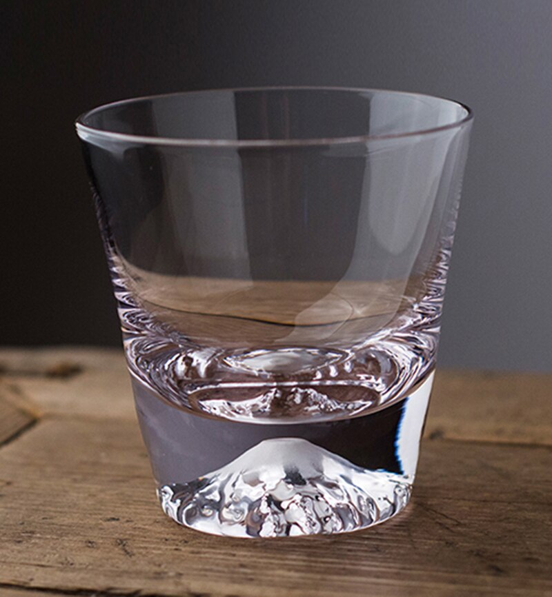 4 stk mountain rocks glass whisky glass collins glass håndblåst gammeldags drikkeglass sett  of 4