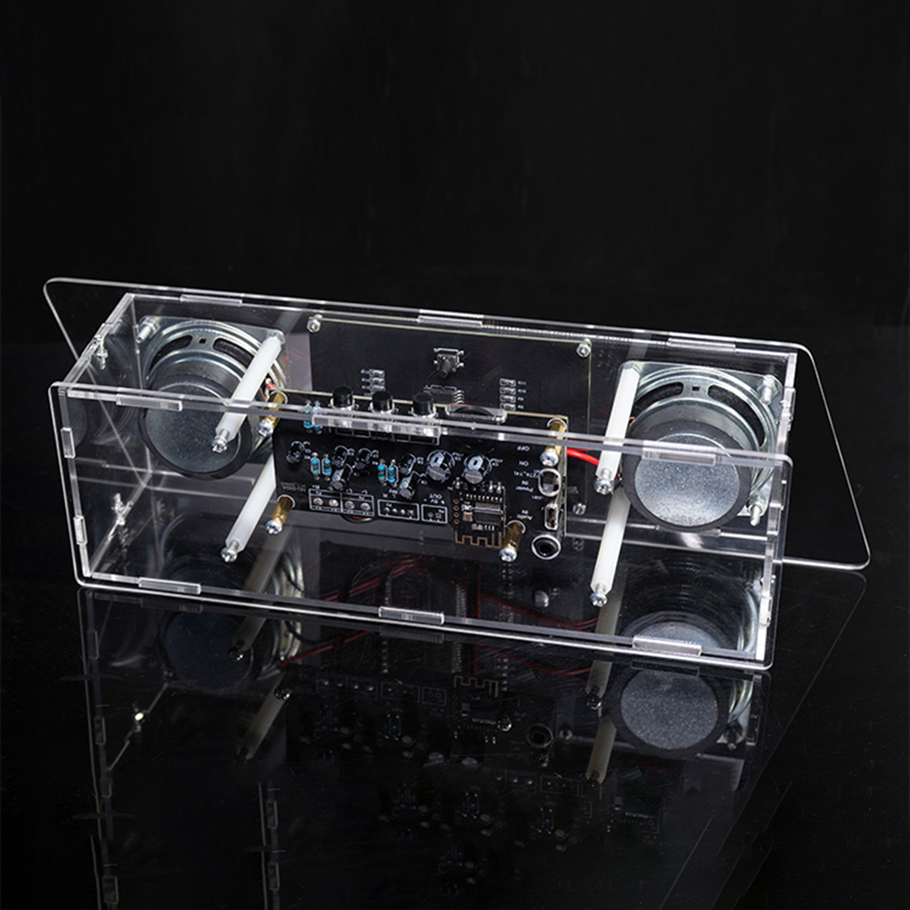 Bluetooth Lautsprecher Bausatz DIY LED Musik Spektrum Rhythmus Licht Bluetooth Lautsprecher LED Elektronische Lötprojekt Elektronische Bausatz