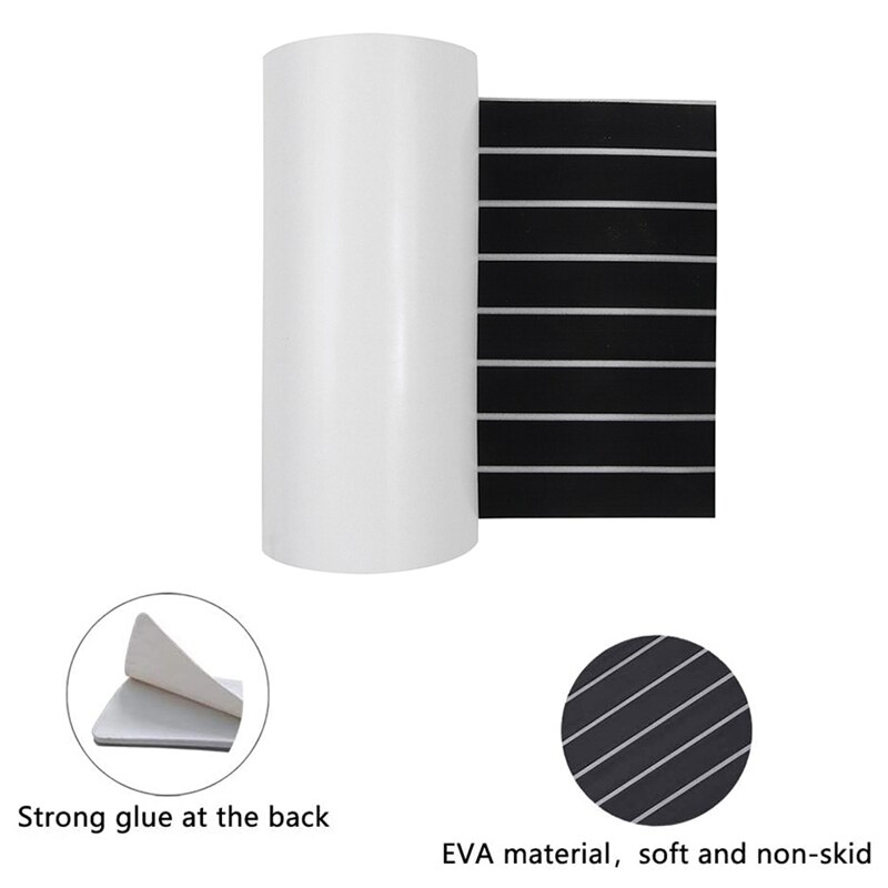Self-Adhesive EVA Foam Teak Decking Yacht Marine Flooring Synthetic Boat Floor Mat 2400X450X6mm