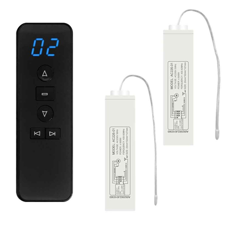 Universal RF 433.92Mhz Wireless Remote Control Transmitter AC123 Receiver AC226 for Blinds Automated Curtains