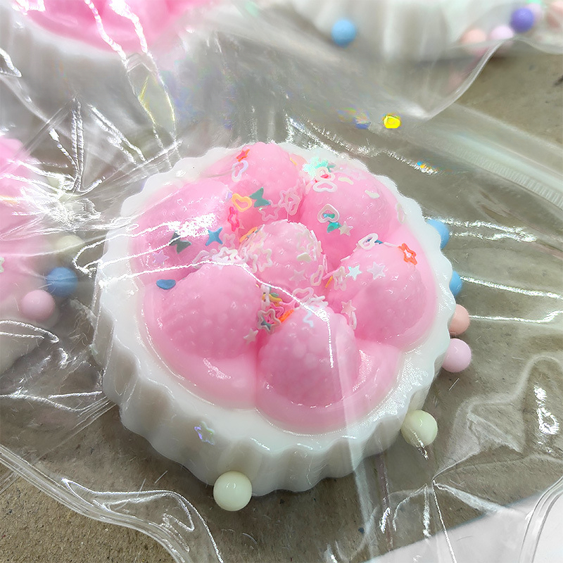 Pie antiestrés de Navidad, pie blando suave, pegajoso, alivio del estrés, juguetes relajantes, apretar, tabique, pata de gato, juguete de dibujos animados Kawaii