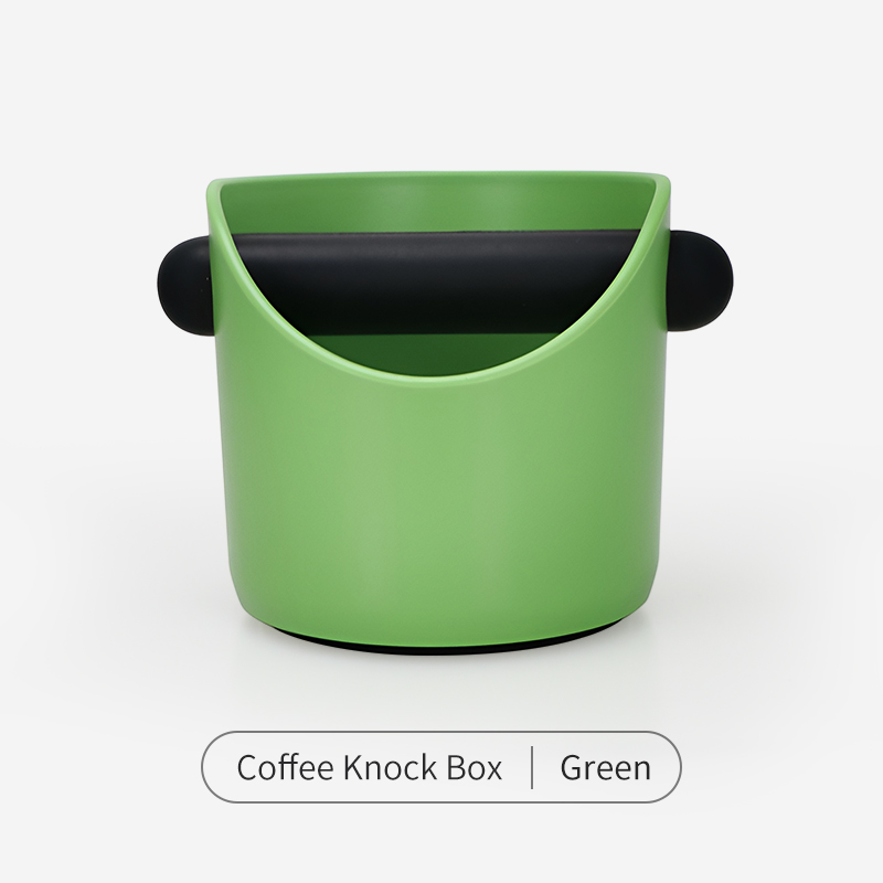 Coffee Knock Box For Grind Waste Grounds Dump Bin Anti-slip Pads Shock-Absorbent With Removable Bar Espresso Maker Barista Tools: SKY BLUE