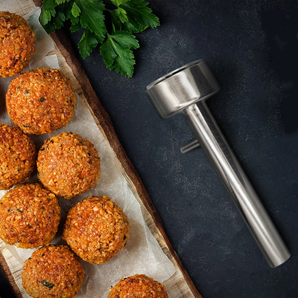 Machine à boulettes de viande, grande boule de Falafel, moule à cuillère, Gadgets de pressage de viande, Machine à boulettes de viande antiadhésive en acier inoxydable, outil de cuisine