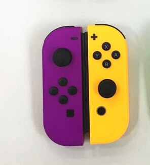 Mando de juegos JoyCon izquierdo, derecho, Morado, rojo, azul, azul, verde, renovado Original para consola de interruptores Nintendo, Mando de consola Joypad