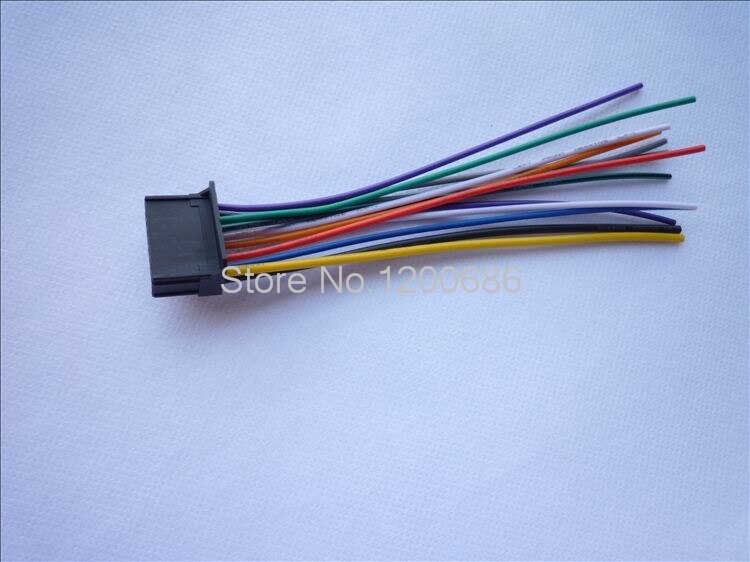 Til pioneer 1500 2200 stereo bil iso sele radio wire adapter