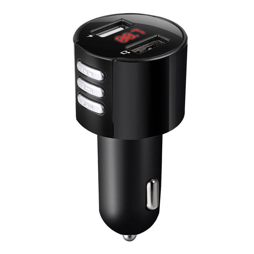 LED Screen Bluetooth Auto USB Lader Fm-zender Draadloze Radio Adapter MP3 Speler Sigarettenaansteker