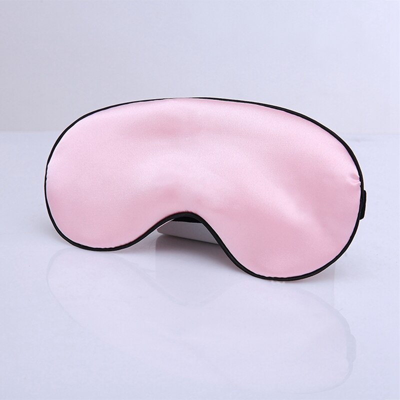 Pure Silk Double-Side Shading EyeShade Sleeping Eye Mask Cover Eyepatch Blindfolds Eyeshade Health Sleep Shield Light: PK1
