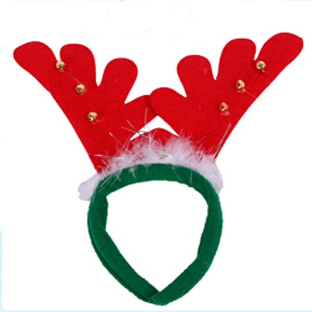 Adult Kids Christmas Xmas Novelty Headband Hat Costume Hair Clip Reindeer Santa Claus Headbands: 12