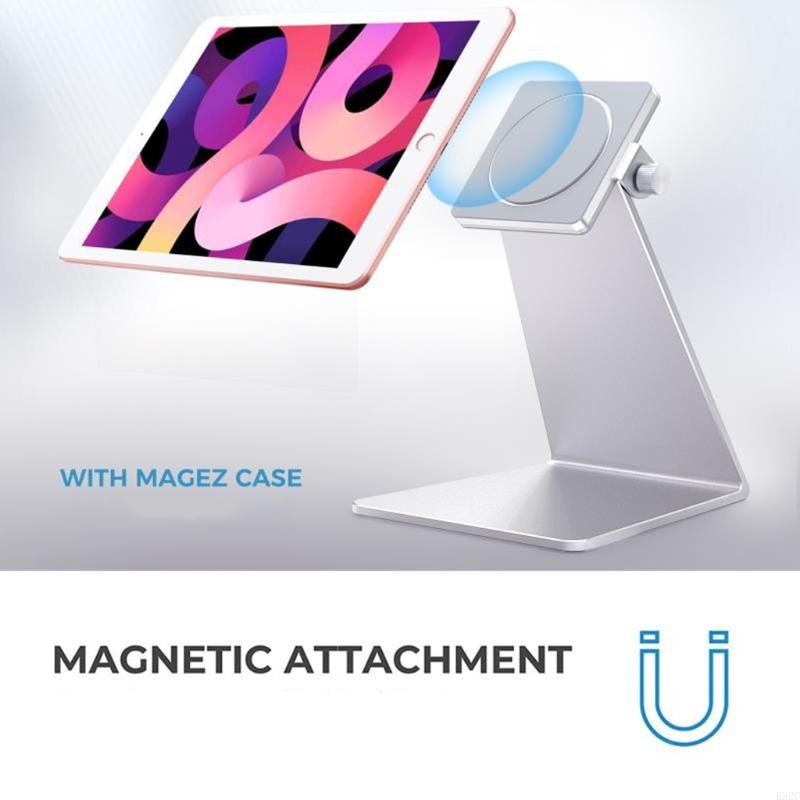 K32C verstelbare tabletstandaard sterke magnetische tablethouder ergonomische riser voor telefoon