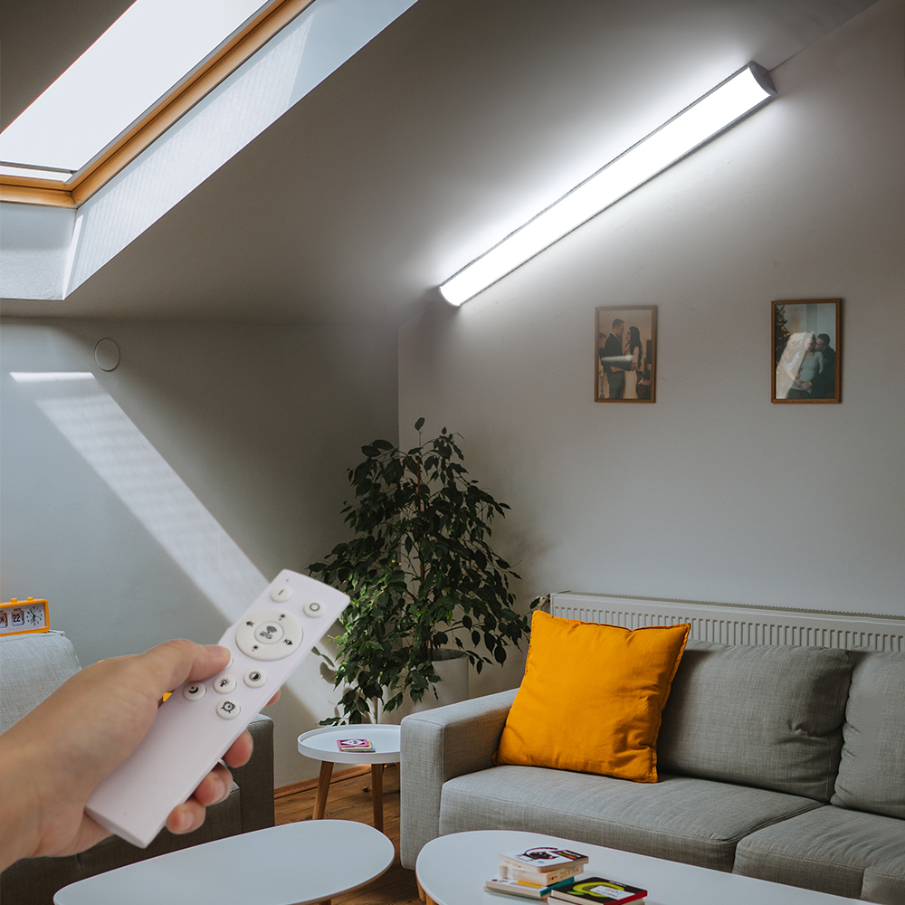 Lámpara de pared de tira larga impermeable moderna IP65 luces de pared LED para exteriores jardín Villa porche patio aplique luz iluminación exterior