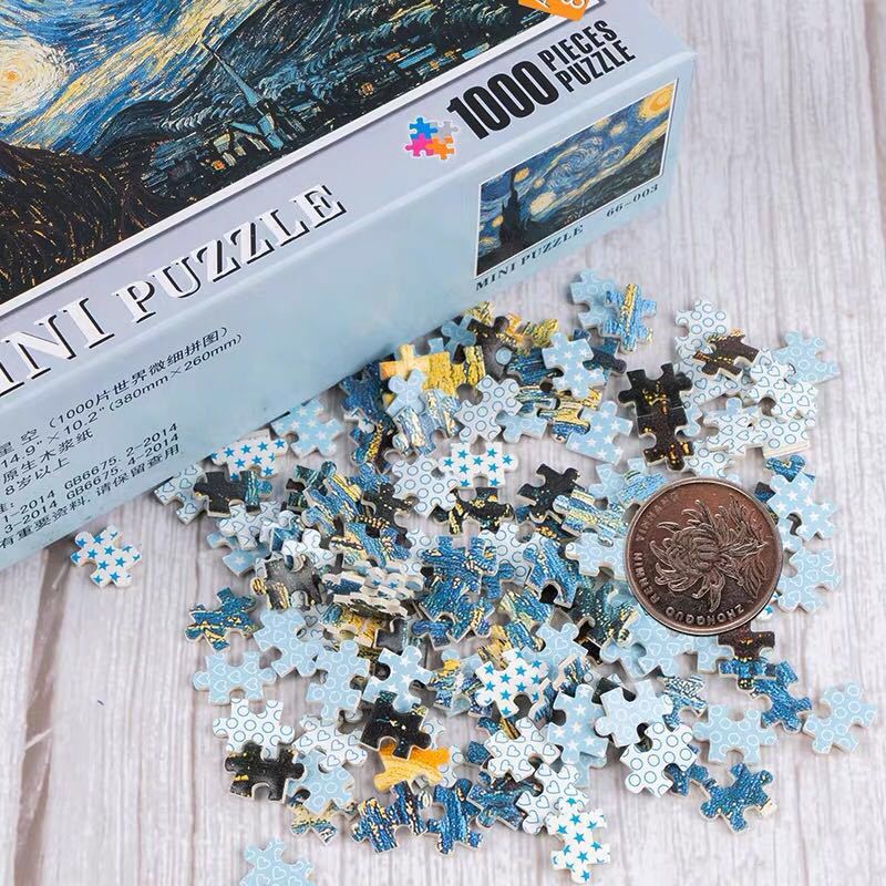 Jigsaw Puzzles 1000 Pieces Puzzle Game Wooden Assembling Puzzles for Adults Puzzle Toys Kids Children Educational Toys