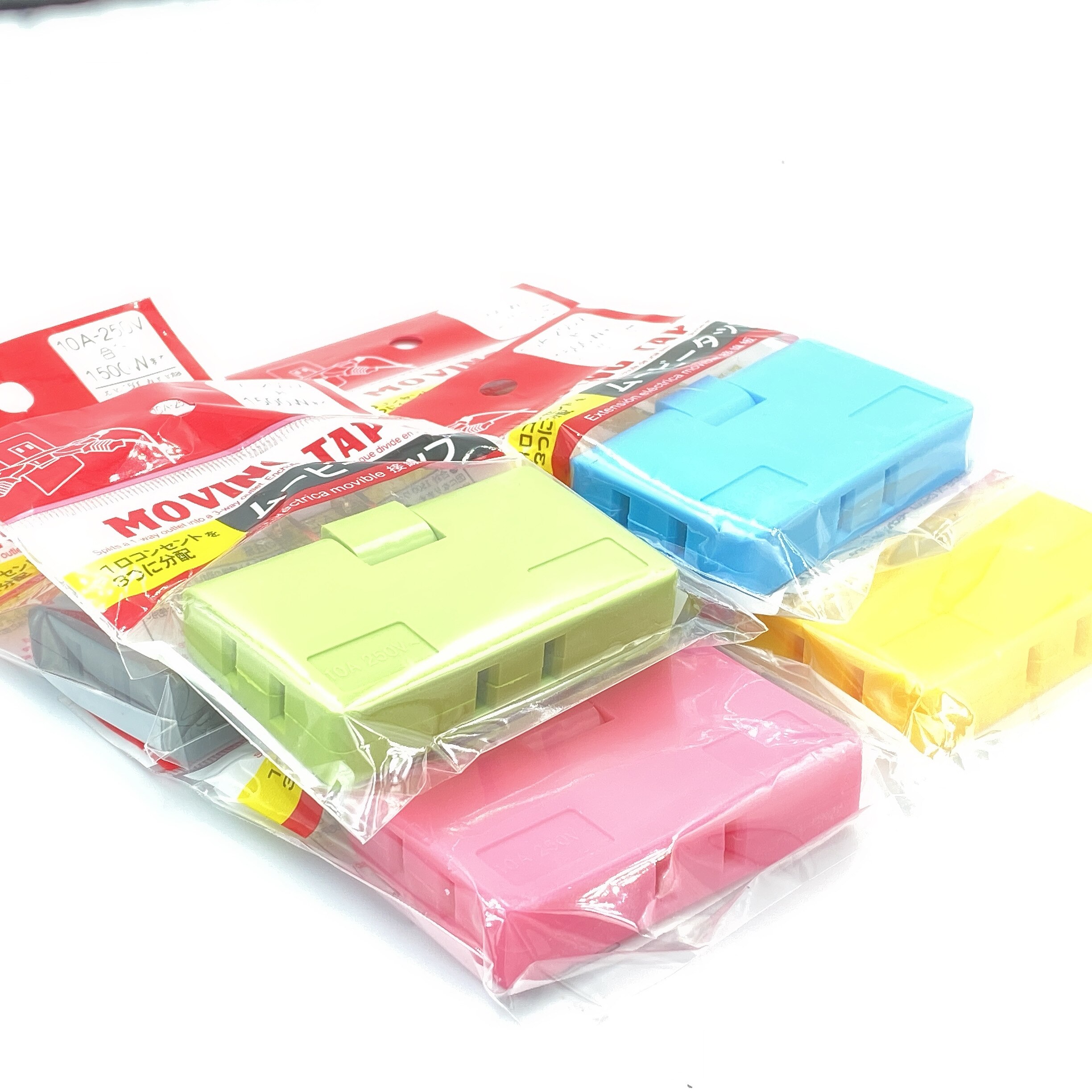 3 Outlet Grounded AC Power 2 Prong Swivel Light Wall Tap Adapter Tools Electrical Plugs For Phone Computer Camera