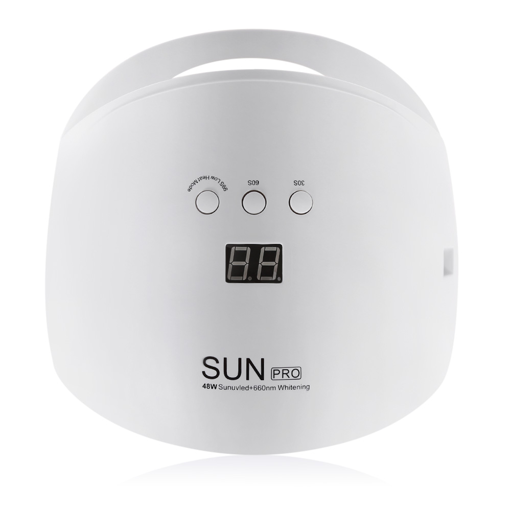 SUNPRO 48W Portable Gel Polish LED Nail Dryer Phototherapy Smart Curing Lamp