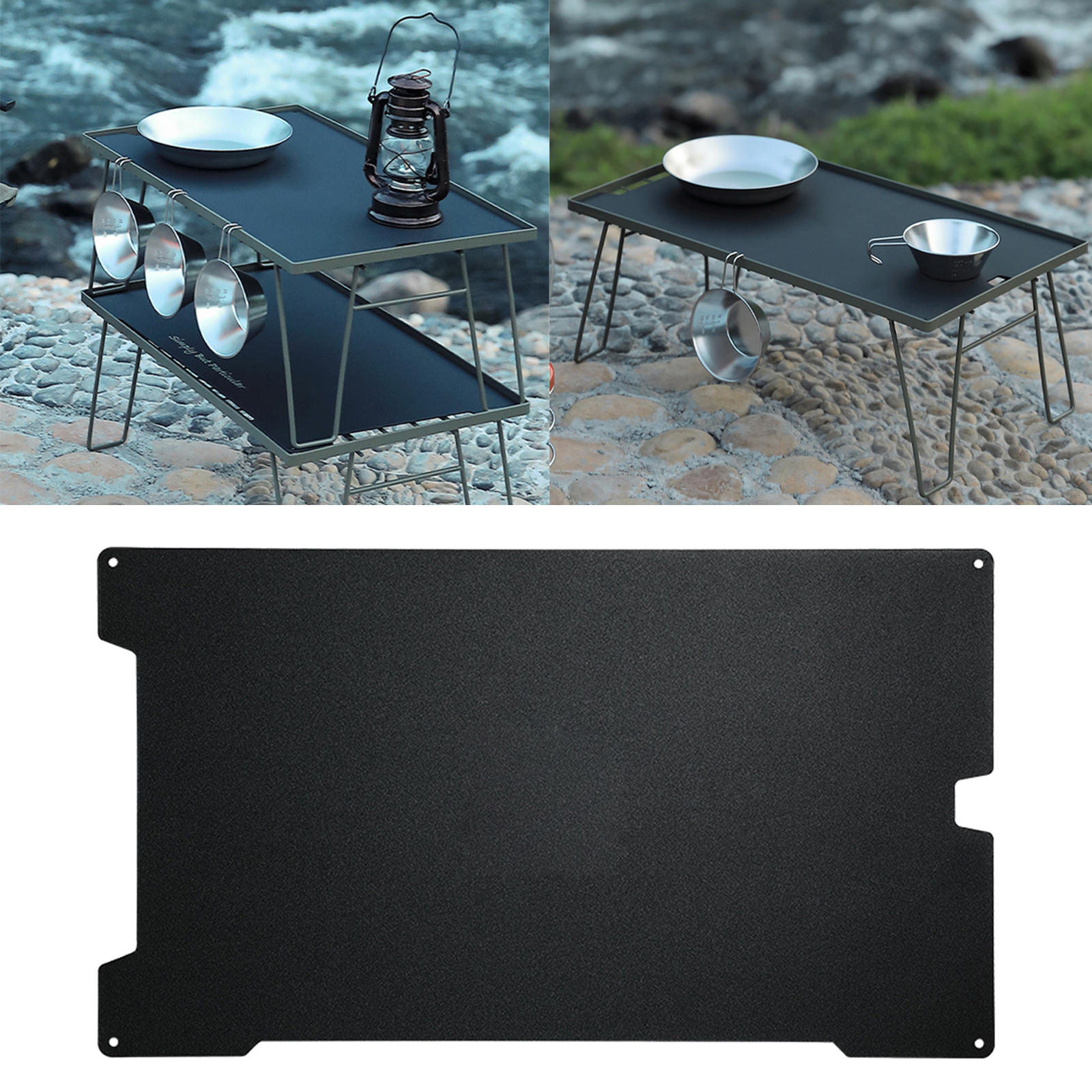 Aluminum Alloy Rectangle Roof Panel Multi-purpose Table Accessories Auxiliary Tray Support