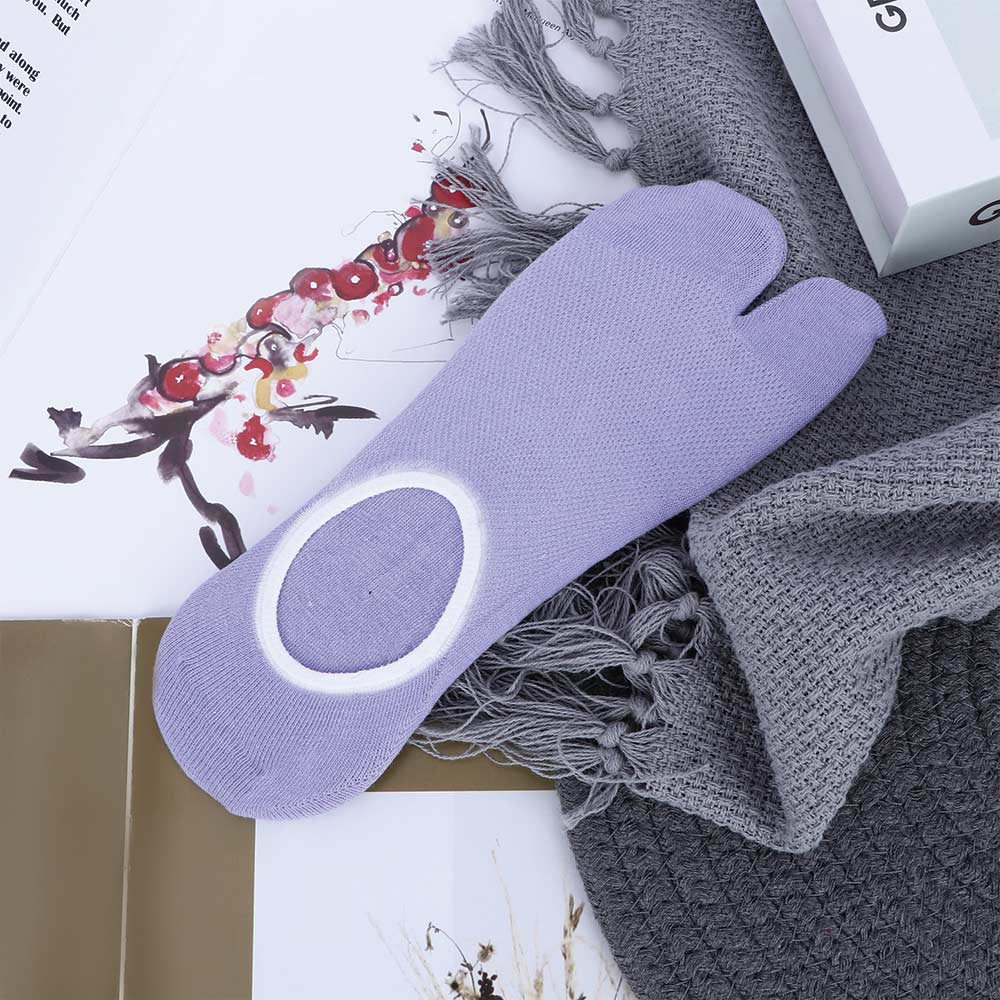 1 paar Lente Teen-splitting twee tenen Sokken Katoen Japanse Boot Sokken Vrouwen Print Twee Vinger Sokken Warmer grappige Sokken