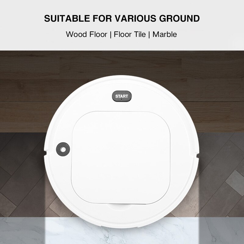 Disinfection Spray Robot Vacuum Cleaner Sweep&Wet Mopping Disinfection Floors&Carpet Washing Robot Vacuum Cleaner USB Charging