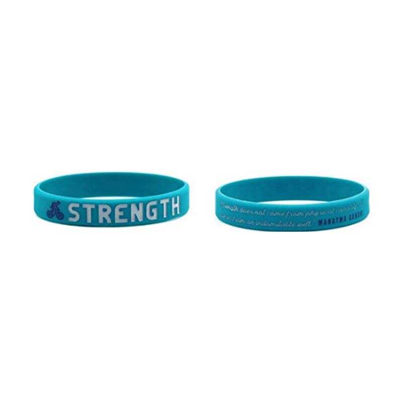 Braccialetti motivazionali in gomma siliconica bracciale ispiratore sogno coraggio N0lui: Strength