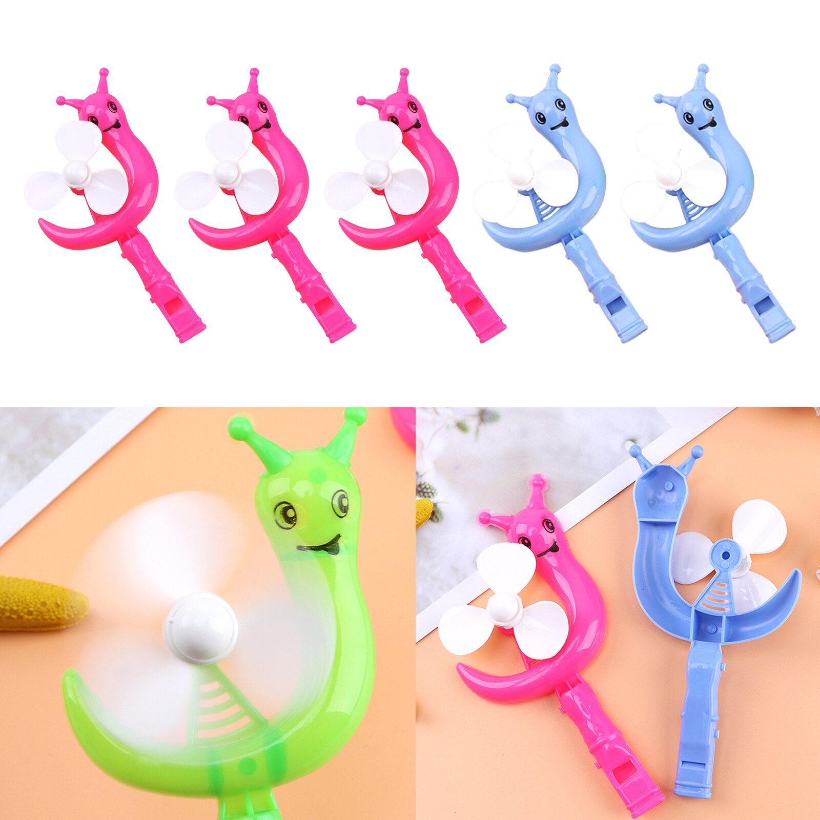Set of 5 Windmill Handle Toy Wind Developmental Windmill Toy