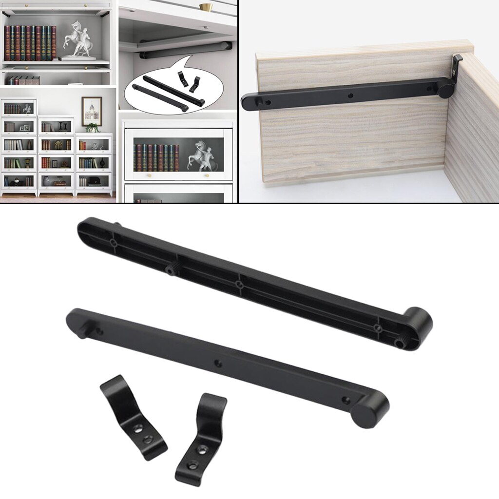1 Pair Cabinet Door Drawer Slide Track KIT Replacement, Constructed of ABS Plastic, Easy Installation