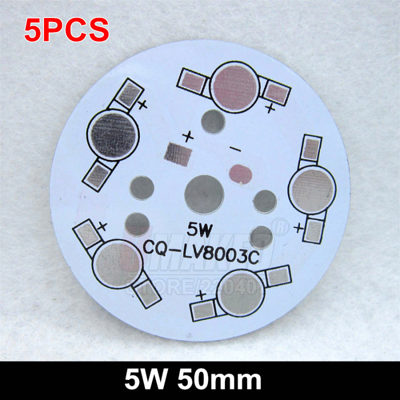 Placa de seguimiento de luz LED, base de placa de aluminio, placa PCB LED para chip led de alta potencia, 1W, 3W, 5W, 7W, 9W, 12W, 15W, 18W, 21W, 24W, 30W