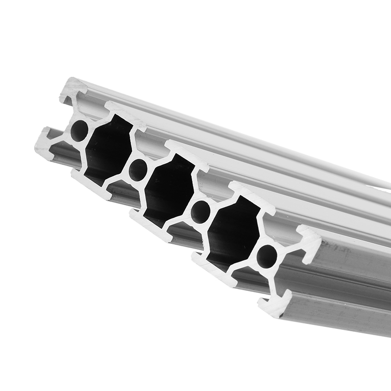 1 st Gloednieuwe 1000mm Lengte 2080 T-Slot Aluminium Profielen Extrusie Frame Voor CNC 3D Printers