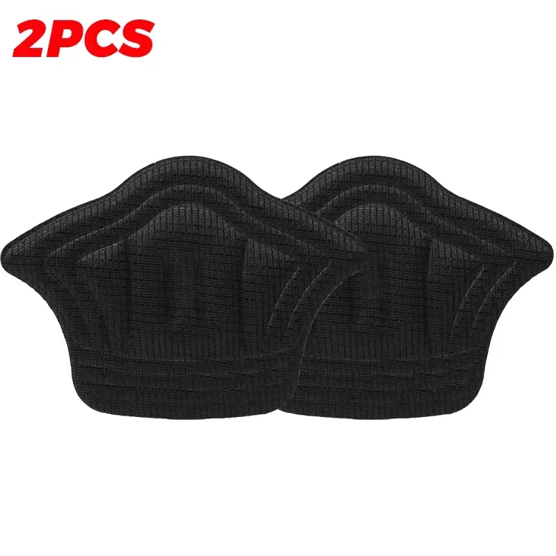 Einlegesohlen Patch Fersenpolster für Sportschuhe, verstellbare Größe, Fußpolster, Schmerzlinderung, Kissen, Einlegesohle, Fersenschutzaufkleber, 5/10 mm: M / Schwarz