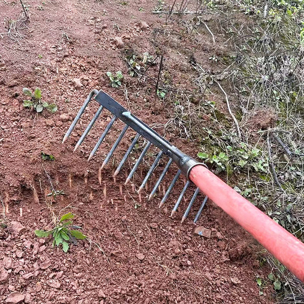 Ugresshakke rive 4/7/9/12- tiere gårdsverktøy luking vertikalskjærer gjenstand landbruksspikerharv karbonstål hage lukeverktøy
