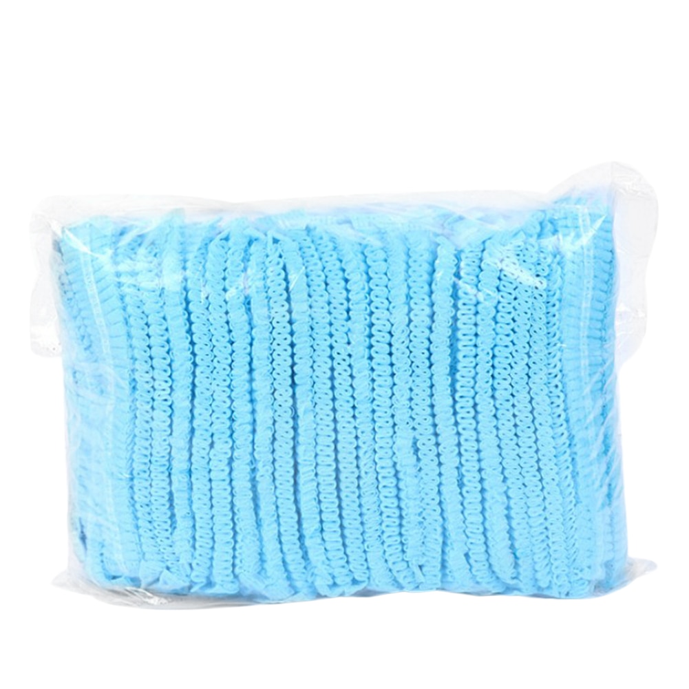 Protection Mushroom Cap 50x Non-Woven Disposable Shower Caps SPA Hair Salon Beauty Anti Dust Bath Hat Beauty Salon Cap