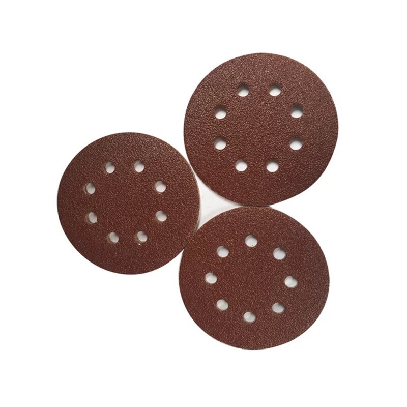 40 kpl 125mm 8 -reikäinen hiomakiekko hiomapaperi kiillotuspaperi hiekkapaperilevy 320/400/600/800/1000/1200/1500/2000
