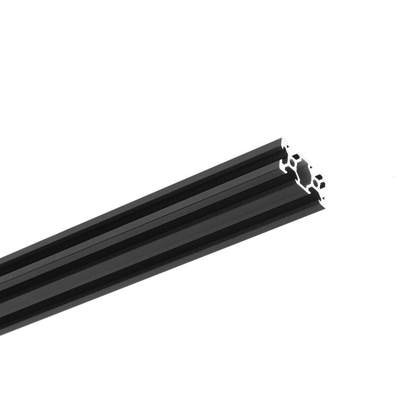1Pc V-Slot 2040 Zwart Geanodiseerd Aluminium Profiel Eu Standaard Extrusie 200-500Mm Lineaire Rail Voor cnc 3D Printer Houtbewerking