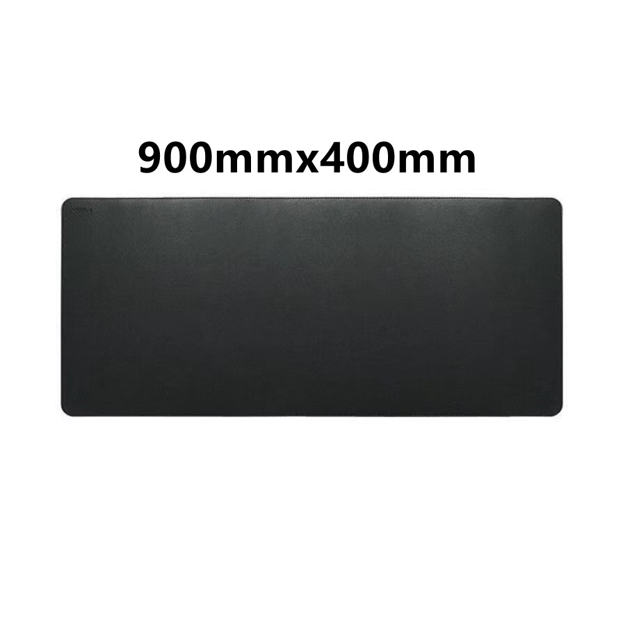 XIAOMI Mijia Office Mouse Pad Double Layer Solid Color Leather Cork Gaming Desk Dirt Resistant Large Waterproof For Mouse Pad: black