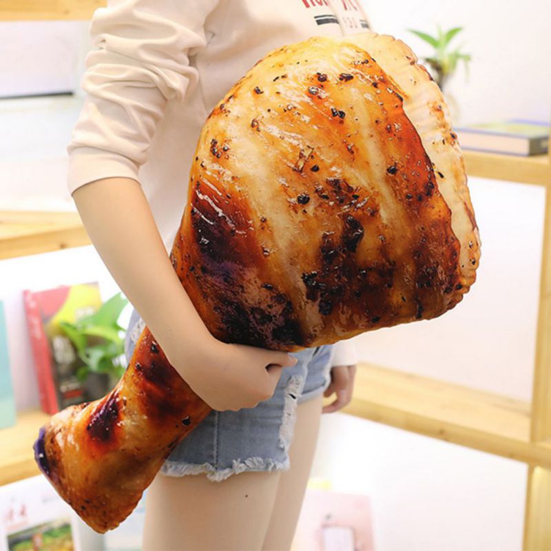 Simulation nourriture vie réelle Style jouet poussin aile pilon riz frit nouilles oreiller coussin