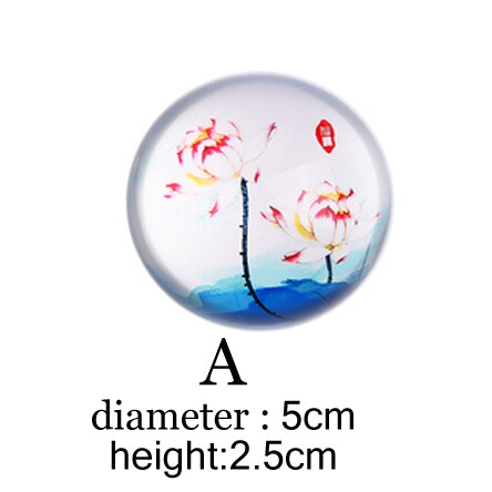 Creatieve Chinese Presse-papier Voor Schilderen Kalligrafie Glas Papier Gewicht Art Tekening Levert Art Set: Small A