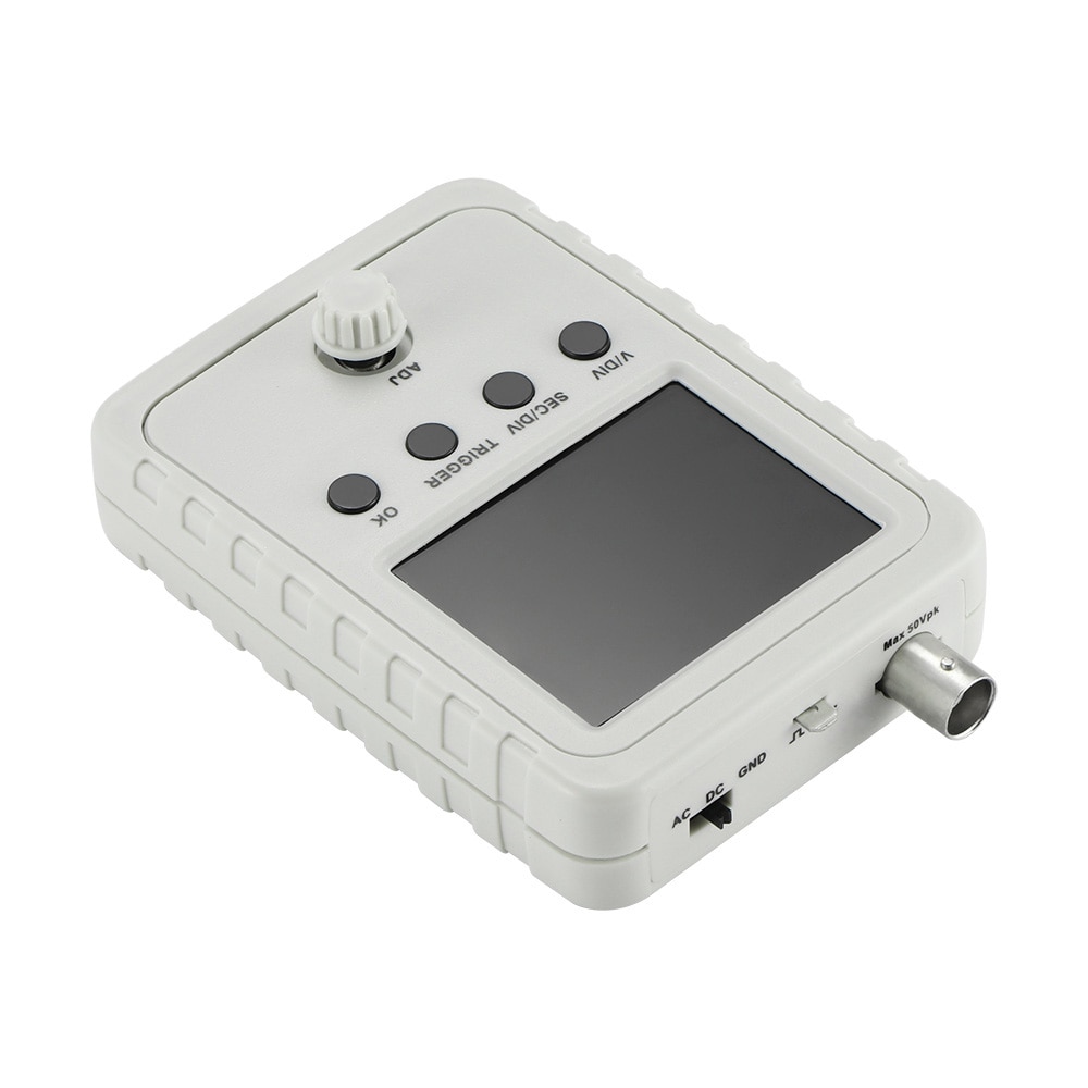 Digital Oscilloscope Kit With Auto/Normal/Single Trigger Modes With Waveform Parameter Digital Display Full Assembled